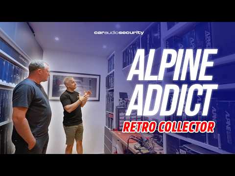 BIGGEST ALPINE Collection in the UK! Retro Car Stereo Collector | Car Audio & Security