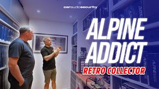 BIGGEST ALPINE Collection in the UK! Retro Car Stereo Collector | Car Audio & Security