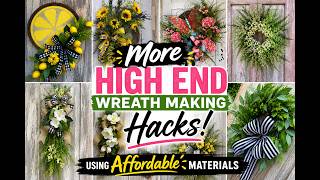 More High-End Wreath Making Hacks Using Affordable Materials
