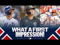 BEST FIRST IMPRESSIONS! FOUR players hit homers in their MLB regular season debut on Opening Day! 😳