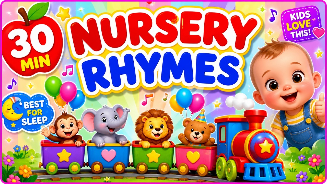 30 Minutes Nursery Rhymes for Babies 👶 | Kids Songs | Lullaby ...