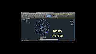 Autocad array tips#shorts #youtubeshorts #autocad #tips