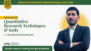 Quantitative Research Techniques & tools | Positive Psychology Society | Mr. Muhammad Tariq Farid