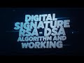 🔥 Digital Signature (RSA + DSA) Explained in Easiest Way | Working, Diagram | All University Exams