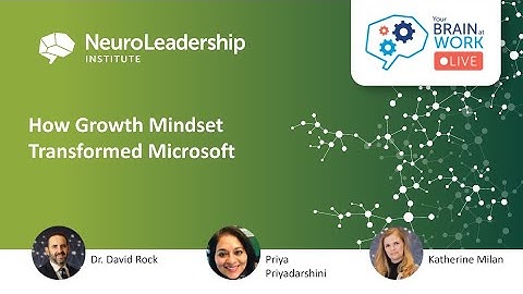 Your Brain at Work LIVE - 63 (S6:E11) - How Growth Mindset Transformed Microsoft