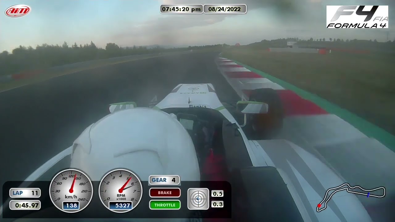ONBOARD AUTODROM MOST F4 FAST LAP