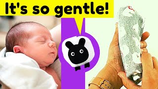 How to sew a DIY Baby Burp Cloth Tutorial using a Mini Sewing Machine | So soft and gentle for Baby!