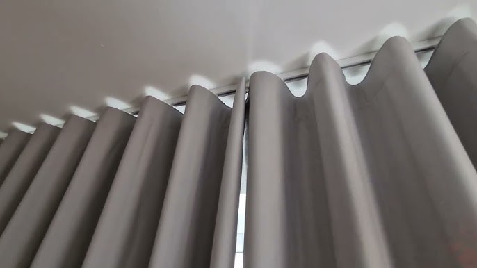 Curtain Hack - Neat Curtain Pleats - DIY Curtain Pleats - Amazing Results -  So Easy - No Cost! 