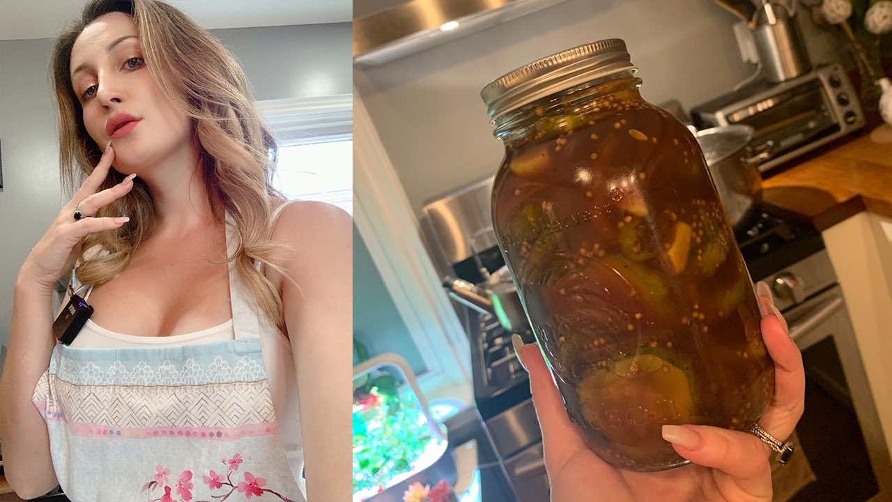 how-to-make-homemade-bread-and-butter-pickles-i-wolf-of-the-wild-youtube