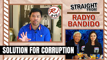Manny Pacquaio: Assign God-fearing people to PACC | Straight From Radyo Bandido