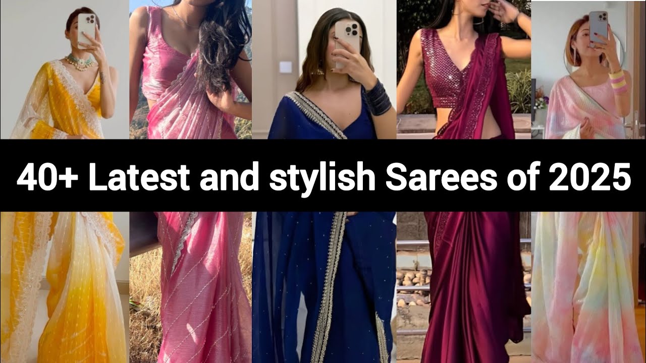 Latest and stylish Sarees of 2025 || Trendy Saree || ALL IN ONE