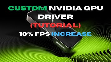 HOW To Install A Custom GPU Driver For Better Performance & Stability in GAMES