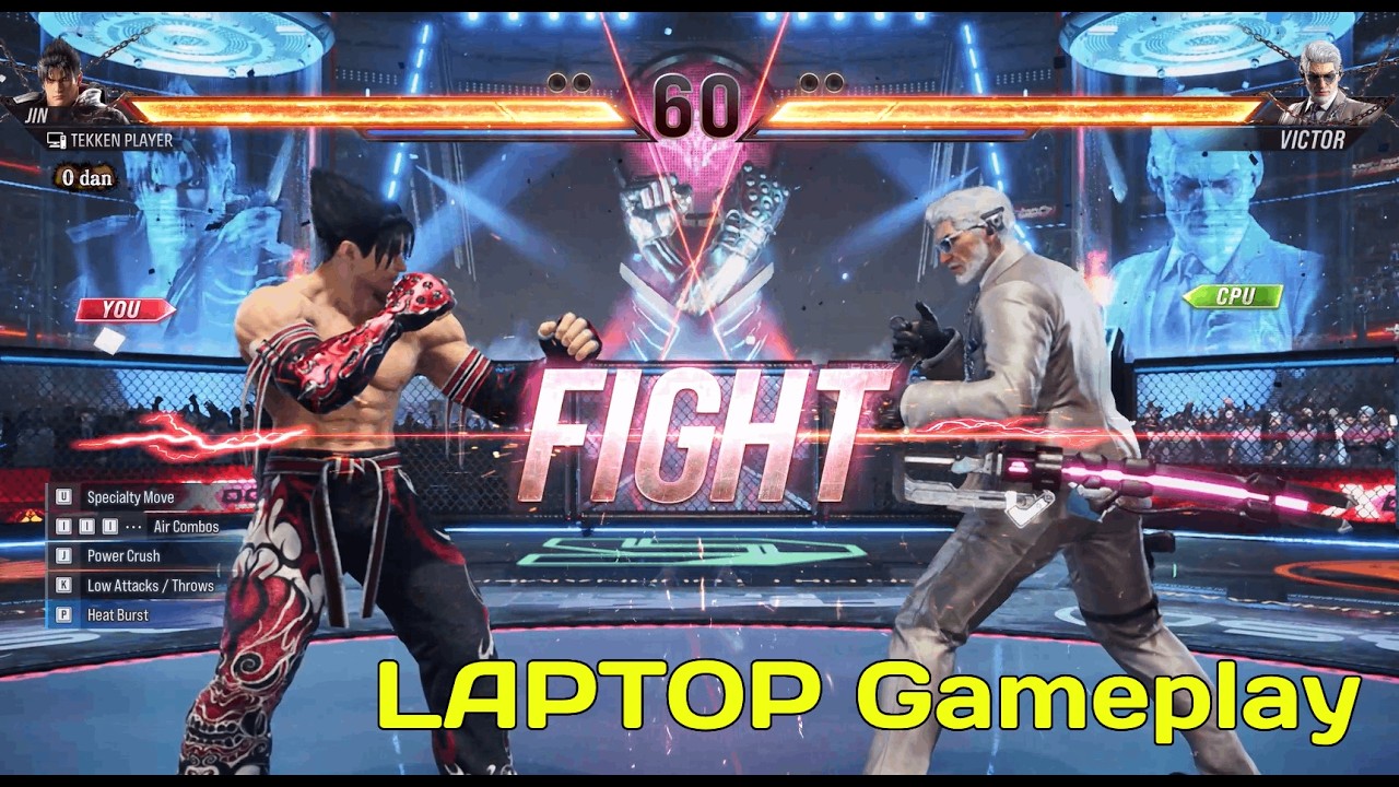 Computer Tk82 Games Tekken 8 Laptop Gameplay - YouTube