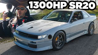 1300HP SR20 RIPS to 10,500RPM on the Street! (He Traded an Audi R8 for a 240sx?!)