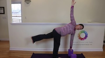 Revolved Half Moon Pose