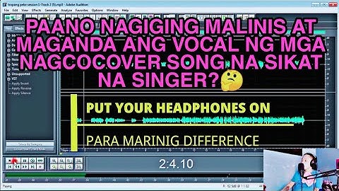 HOW TO CLEAN VOCALS IN ADOBE AUDITION 1.5  HOW TO PRODUCE A SONG IN ADOBE AUDITION 1.5