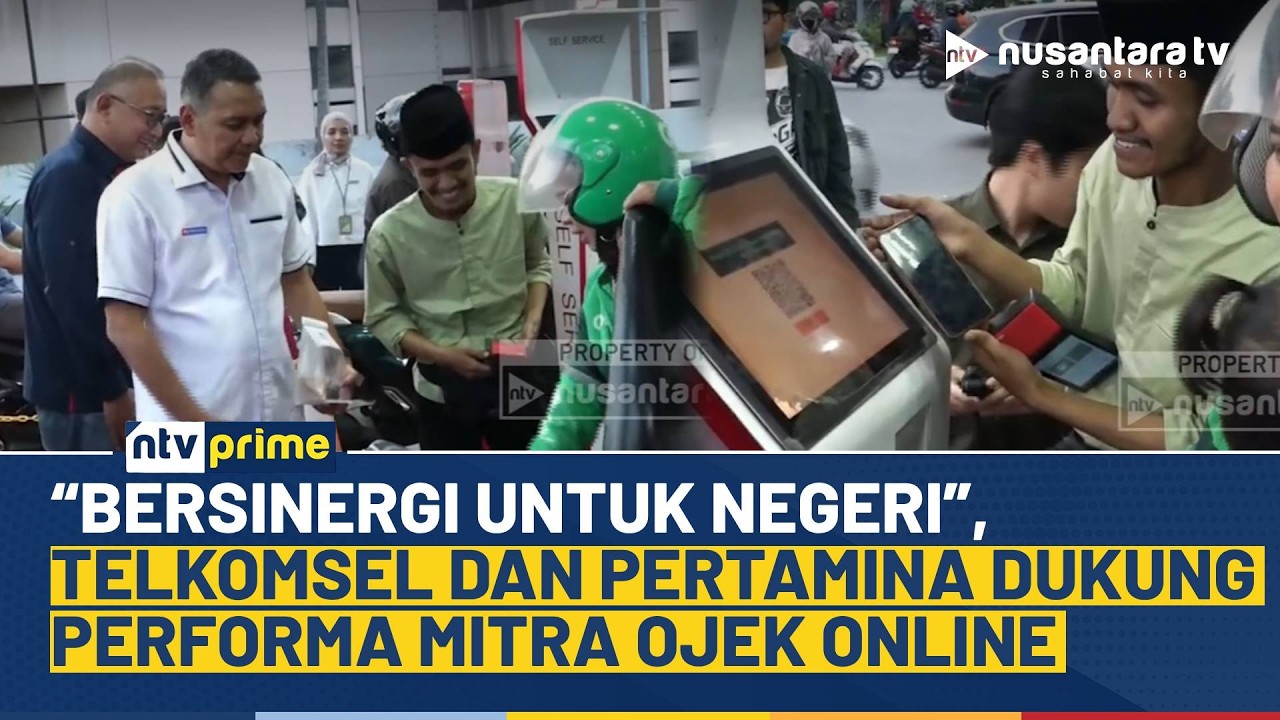 Telkomsel & Pertamina Patra Niaga Hadirkan Program “Bersinergi untuk Negeri” bagi Mitra Ojol | NTV