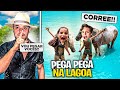 PEGA PEGA a CAVALO na LAGOA