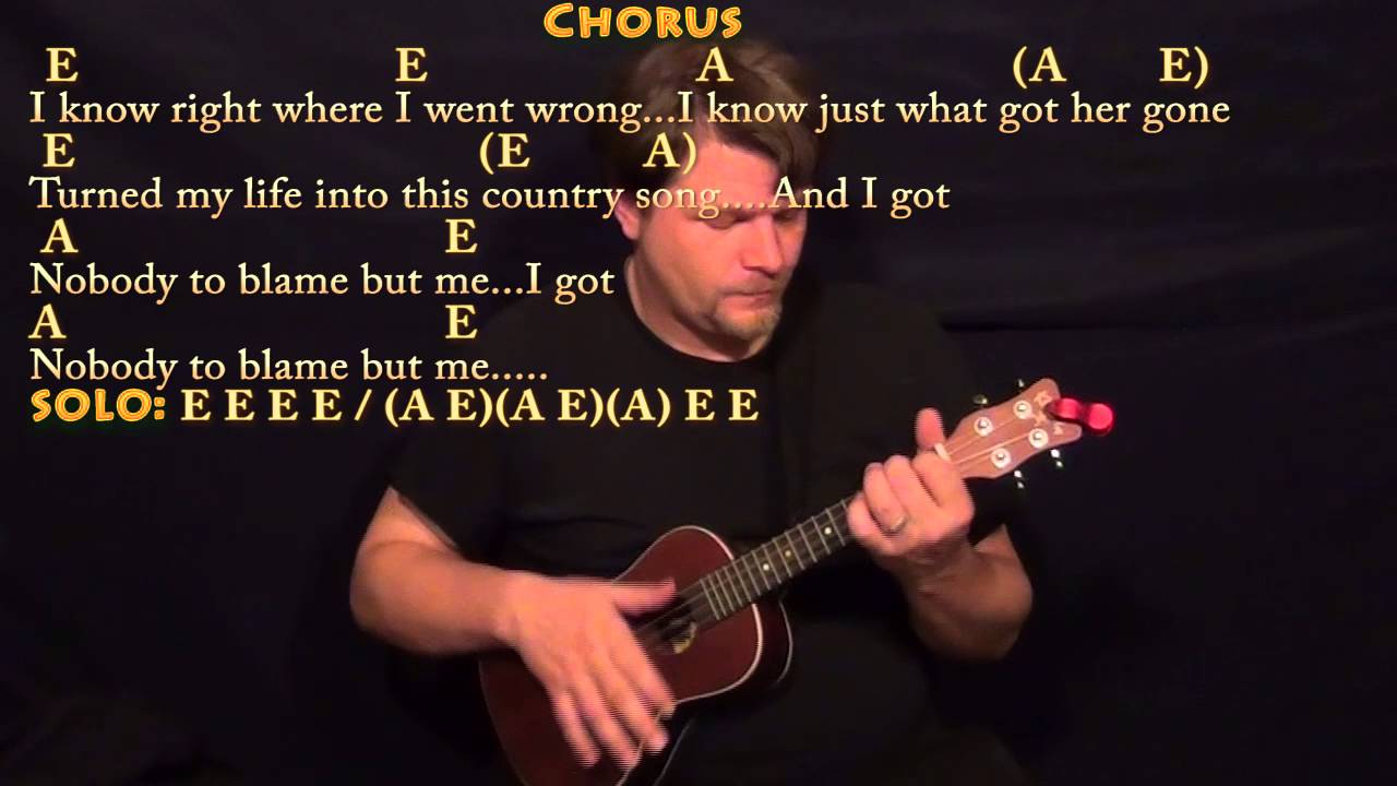 Nobody to Blame (Chris Stapleton) Ukulele Cover Lesson with Chords