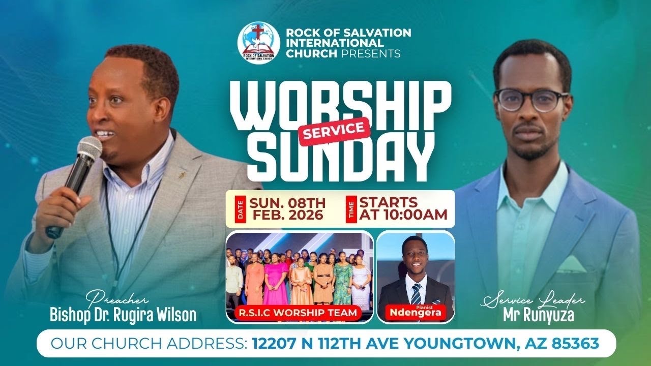 SUNDAY MORNING SERVICE WITH BISHOP DR RUGIRA WILSON 02/08/2026 - YouTube