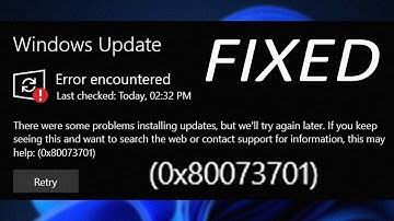 FIX: Update Error 0x80073701 on Windows 10 [2024 Guide]