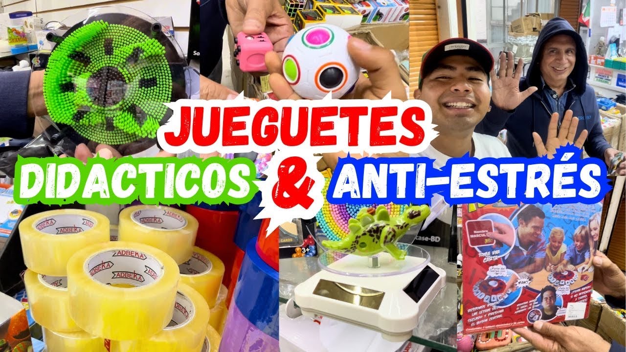 🕹️ Jueguetes DIDÁCTICOS & ANTI-ESTRESS | Tapes, Exhibidores Solares, Pendulos, juegos de habilidad  