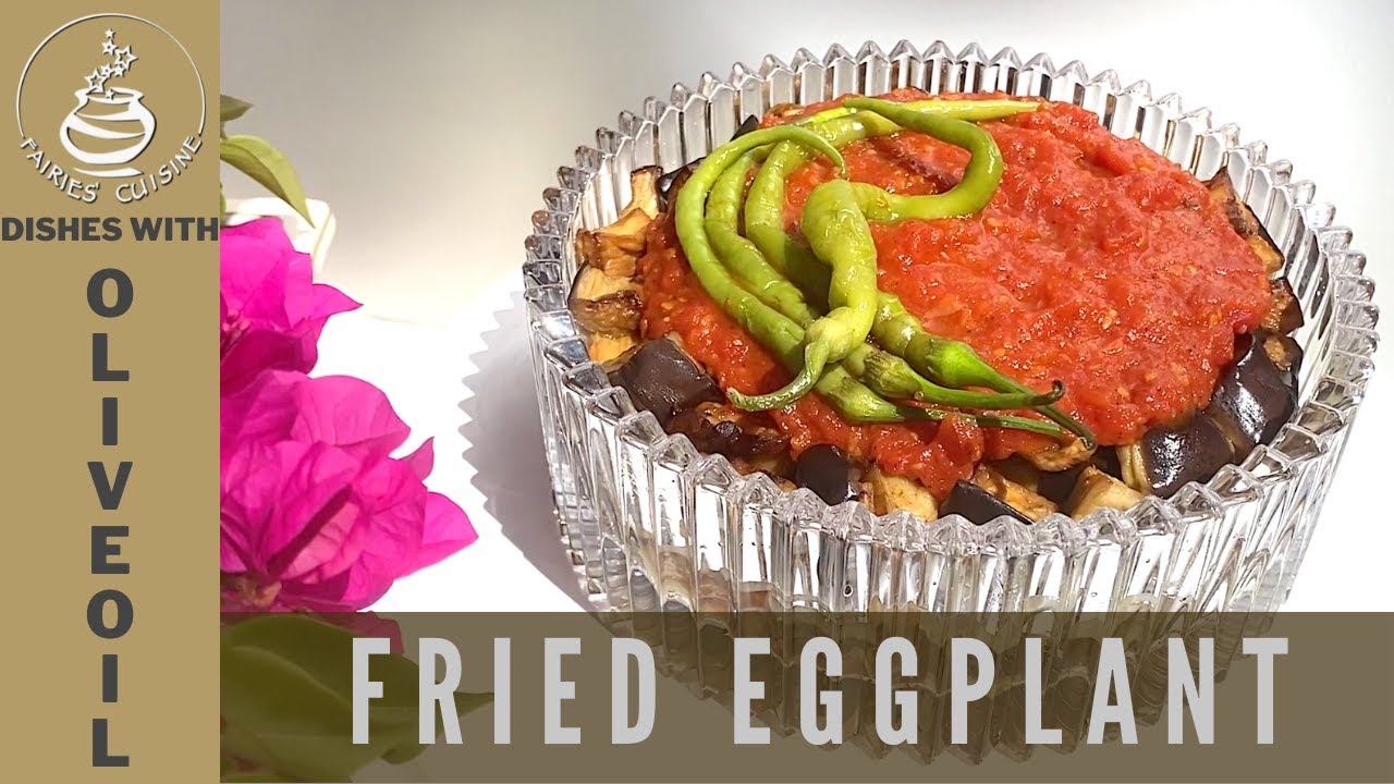 FRIED EGGPLANT IN MEDITERRANEAN TOMATO SAUCE; An irresistible summer dish