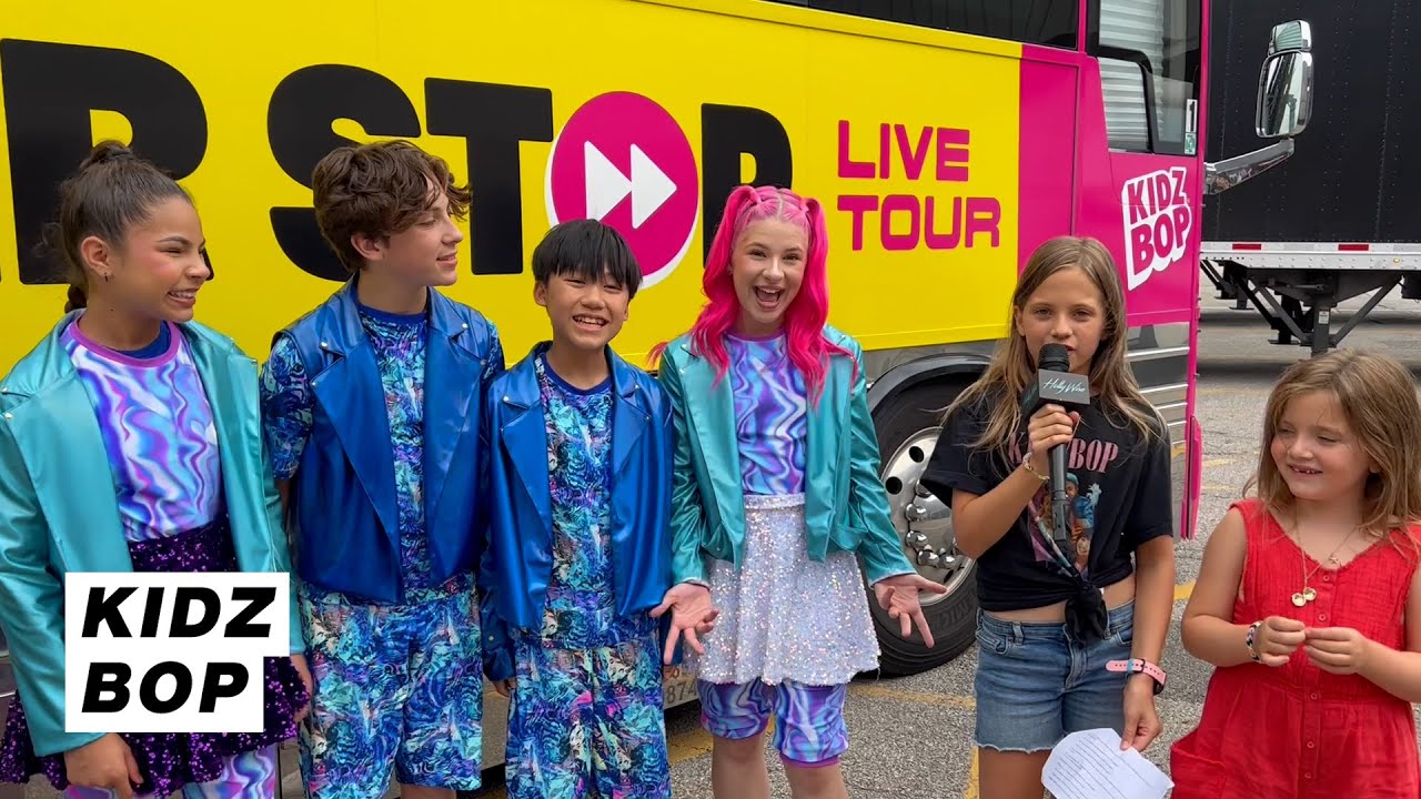 Kidz Bop shows off their Air Guitar Moves & talks Touring! | Hollywire