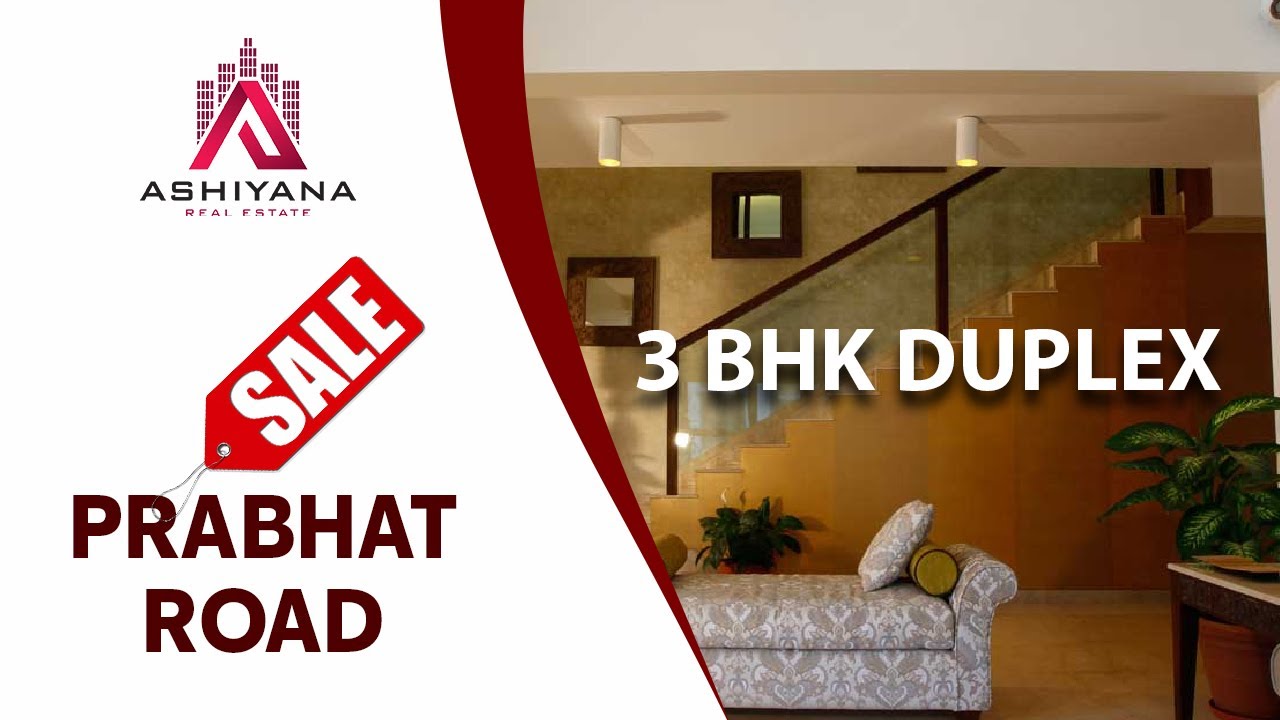 Furnished 3BHK Duplex Garden Flat Sale At Prabhat Road Near Deccan