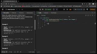 Daily LeetCode Challenge | Problem Solving with Java | 744. Find Smallest Letter Greater Than Target