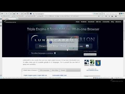 How to Install Lunascape.avi
