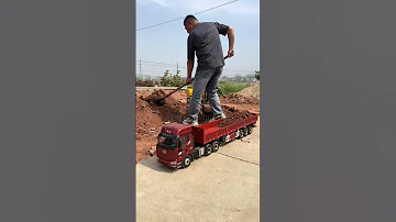 Remote Control Trailer Will Any Boy Refuse This Toy Rc Model Rc Remote Control Truck Dump Truck 