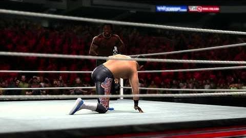 R-Truth hits his finisher in WWE 