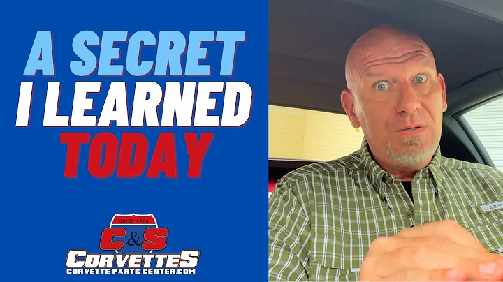 A Corvette Secret I Just Learned Today! C4 - C7