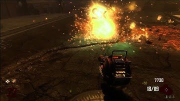 BLACK OPS 2 ZOMBIES TOWN CUSTOM GAME! ROUND 20 START! (part 1)