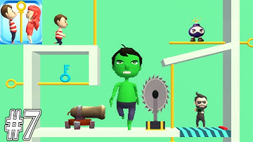 Pin Rescue - Pull The Pin Gameplay Walkthrough Challenge Mode All Level 1-35 ios/Android