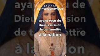 Sainte Geneviève Est La Vierge À Qui Dieu Donne Pour Famille Un Peuple Tout Entier