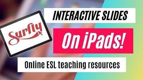 Zoom alternative: Using interactive slides on iPads, phones and mobile devices for ESL curriculum