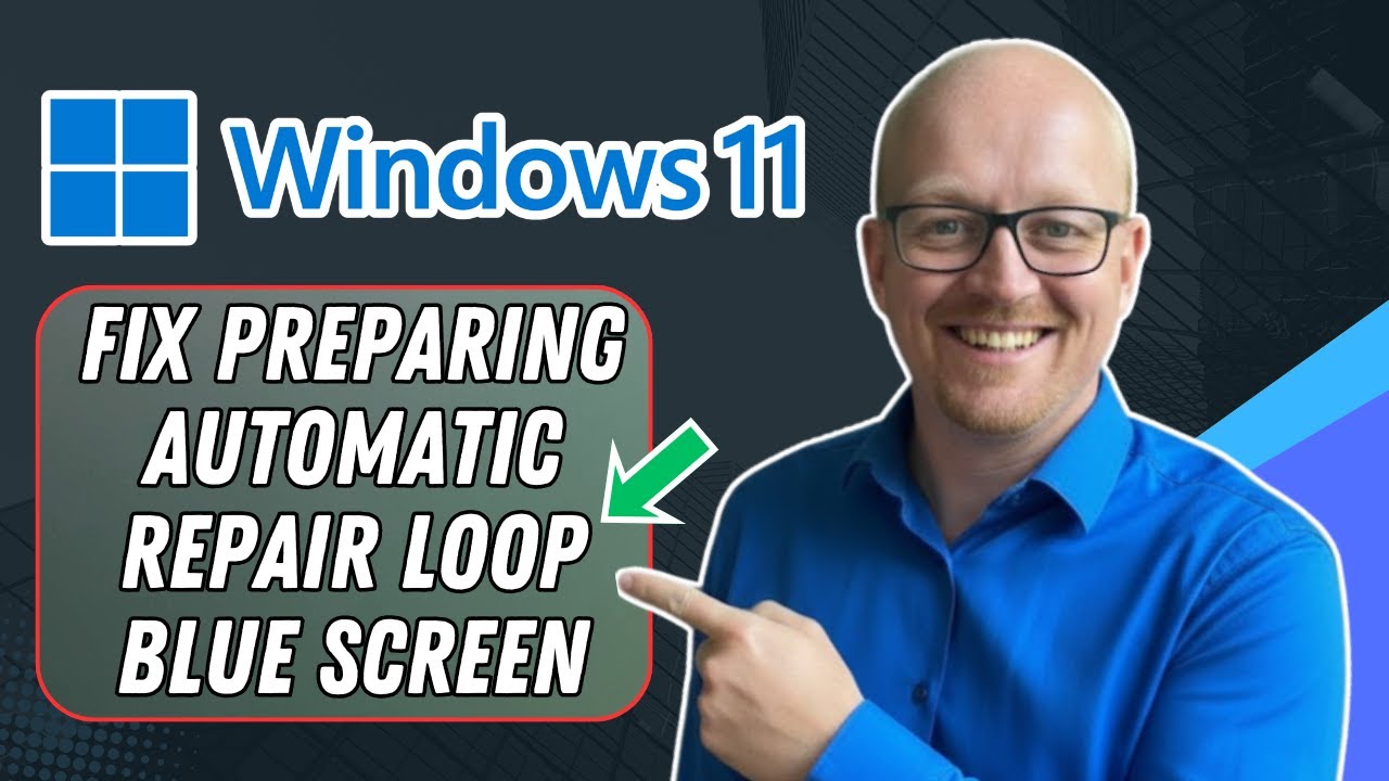 How To Fix Preparing Automatic Repair Loop / Blue Screen Windows 11 ...