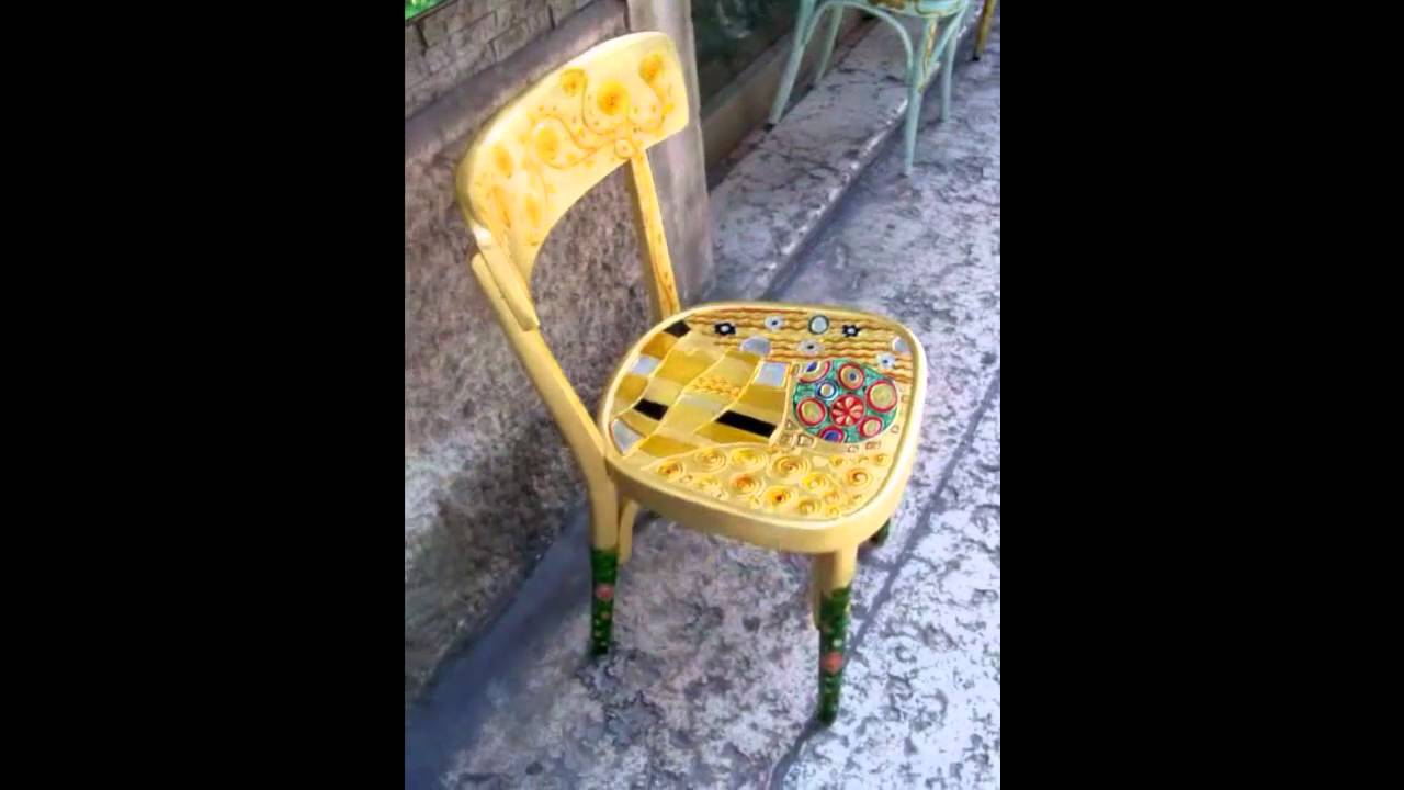 Piantavigna artesuvetro sedie decorate youtube