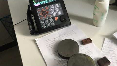 Making of AVG curve of straight probe of YFD300 flaw detector