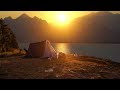 Camping by a Mountain Lake Ambience