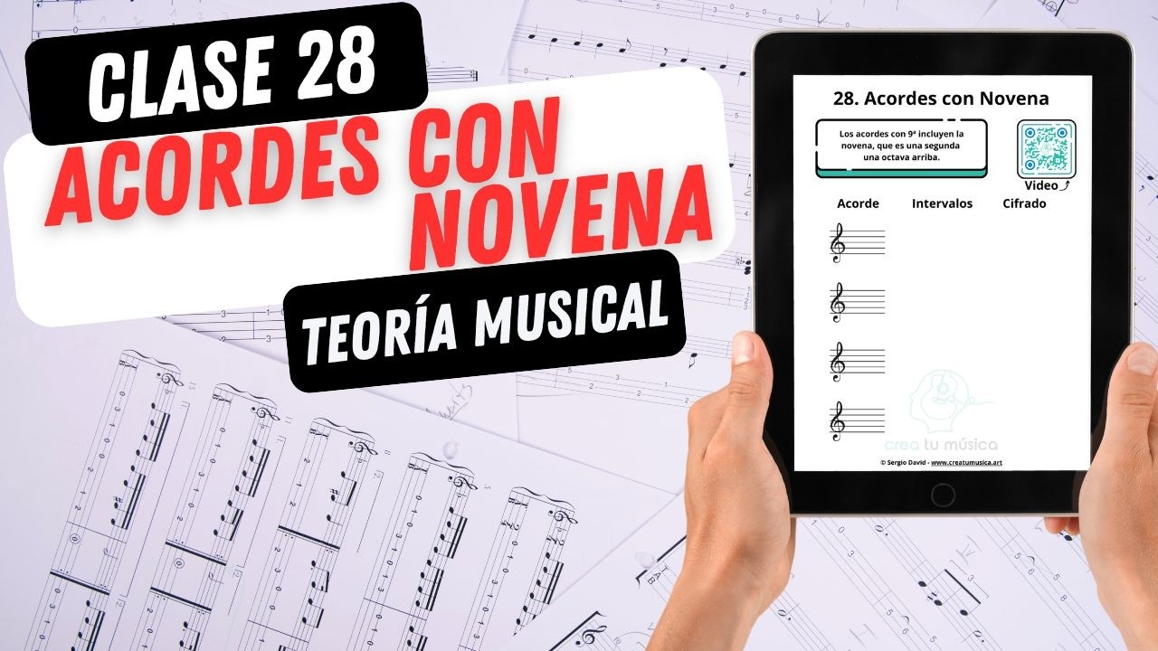 Acordes con Novena - Curso de Teoría Musical Clase 28