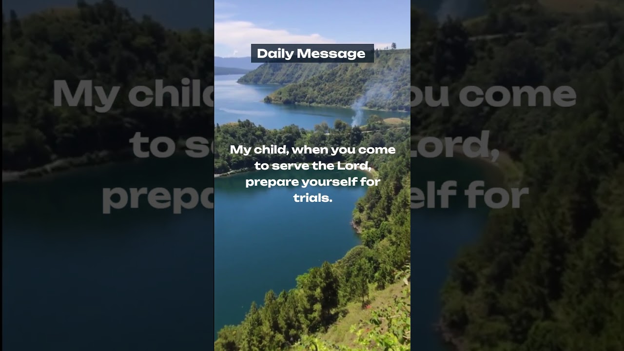 Jesus - Prepare yourself for trials 