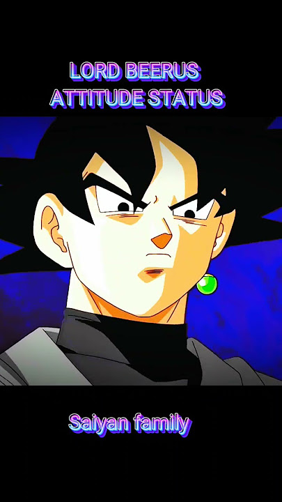 LORD BEERUS ATTITUDE STATUS#support #shorts #subscribe #like #anime
