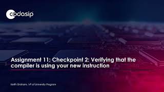 Famous Assignment 11: Checkpoint 2: Verifying that the compiler is using your new instruction Wealth