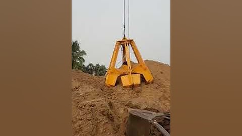 Grab bucket - Grabbing Sand - Handling Sand - 9423864313