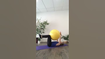 Exercise Ball Heel Taps