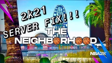 NBA 2k21 HOW TO FIX SERVER ISSUE NEIGHBORHOOD!!!!!!