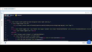 Build Your Own Responsive Website Coding Assignment - 1 ( Navbar & Banner Section)